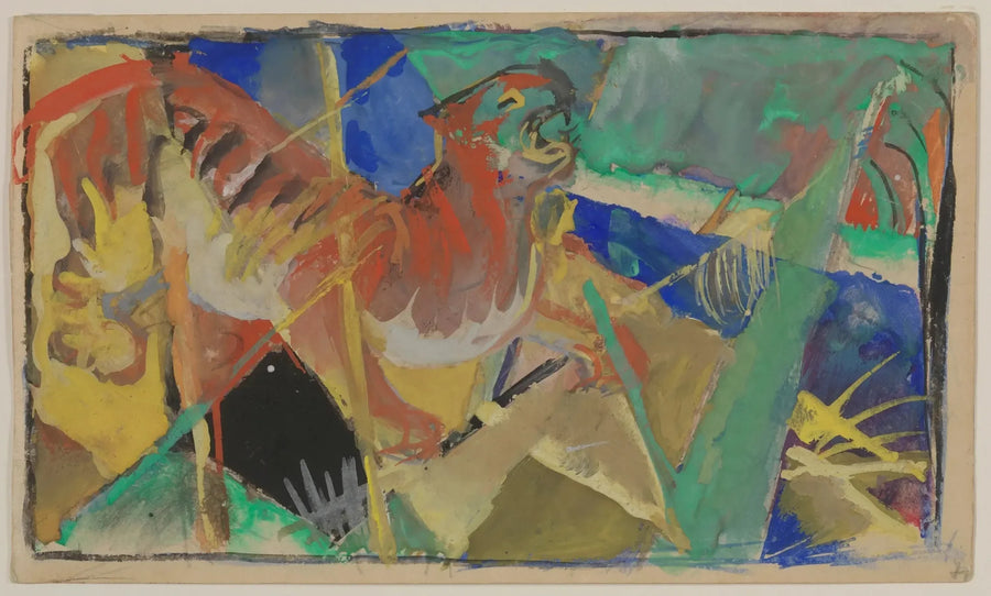 Tiger i djungeln - Franz Marc