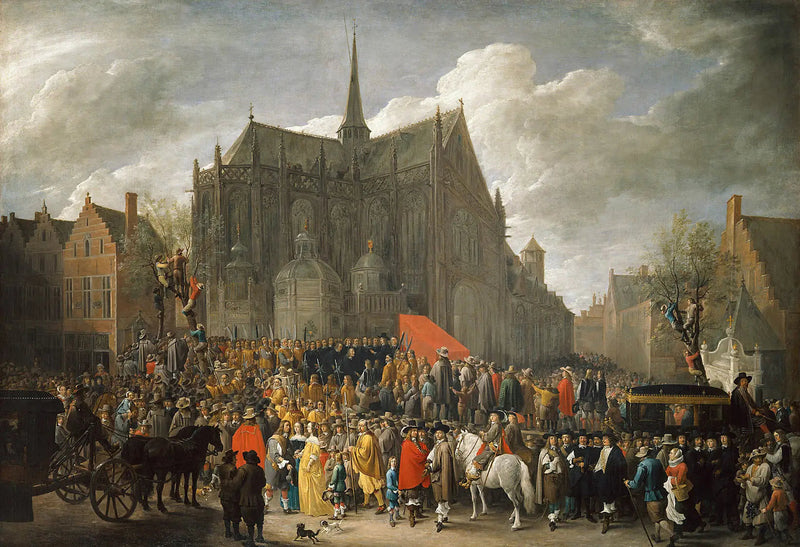 Fågelkastning i Bryssel - David Teniers den yngre