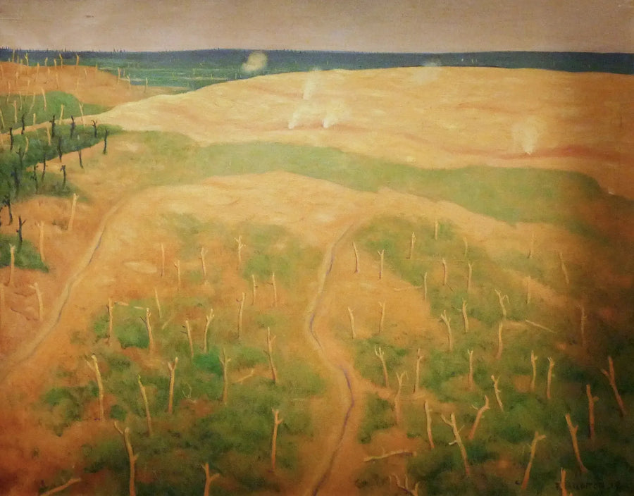 Skott mot tågtrådar från tyska, regionen Bolente - Félix Vallotton