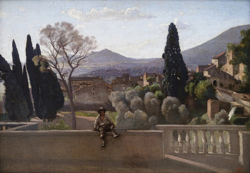 Tivoli, Villa d'Este:s trädgårdar - Jean-Baptiste Camille Corot