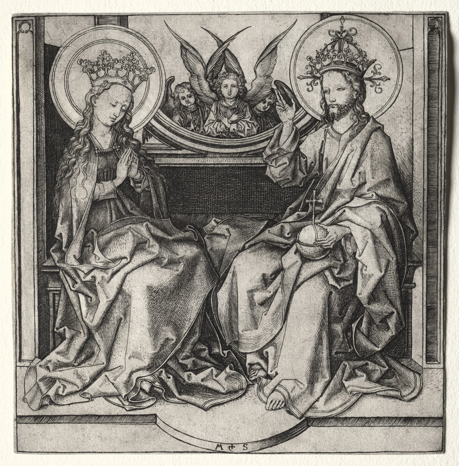 Gud Fadern och Jungfru Maria - Raphael Sanzio