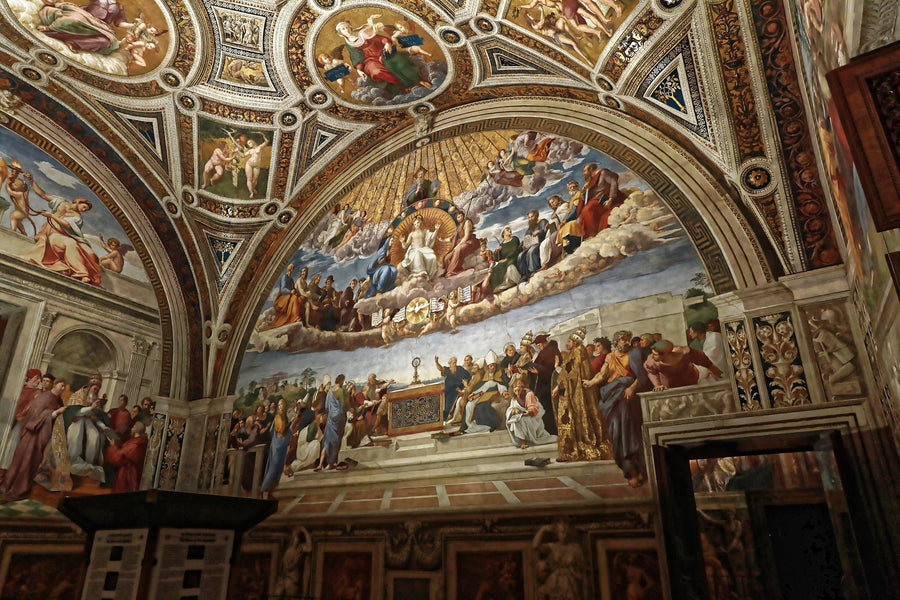 La Dispute du Saint-Sacrement - Raphaël Sanzio - Réproduction huile sur toile