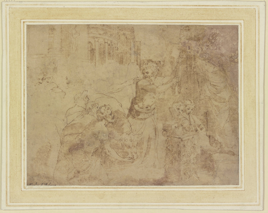 Helgonen Paulus och Barnabas i Lystra - Raphael Sanzio