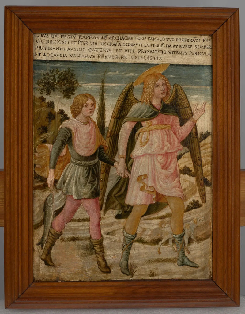 Tobias med ärkeängeln Raphael - Benozzo Gozzoli