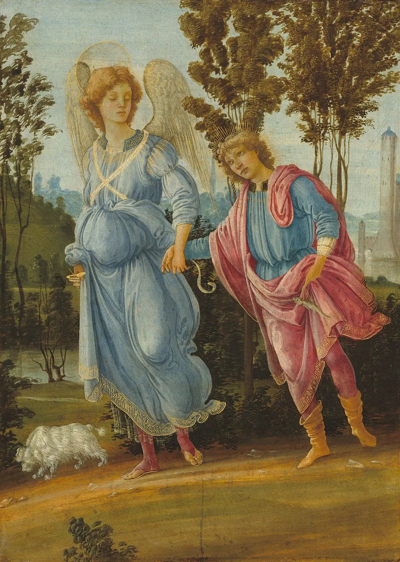 Tobie och ängeln - Filippino Lippi