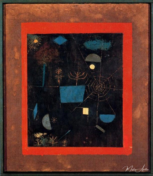 Toile d'araignée, 1927 - Paul Klee - Reproductions de tableaux et peintures haut de gamme