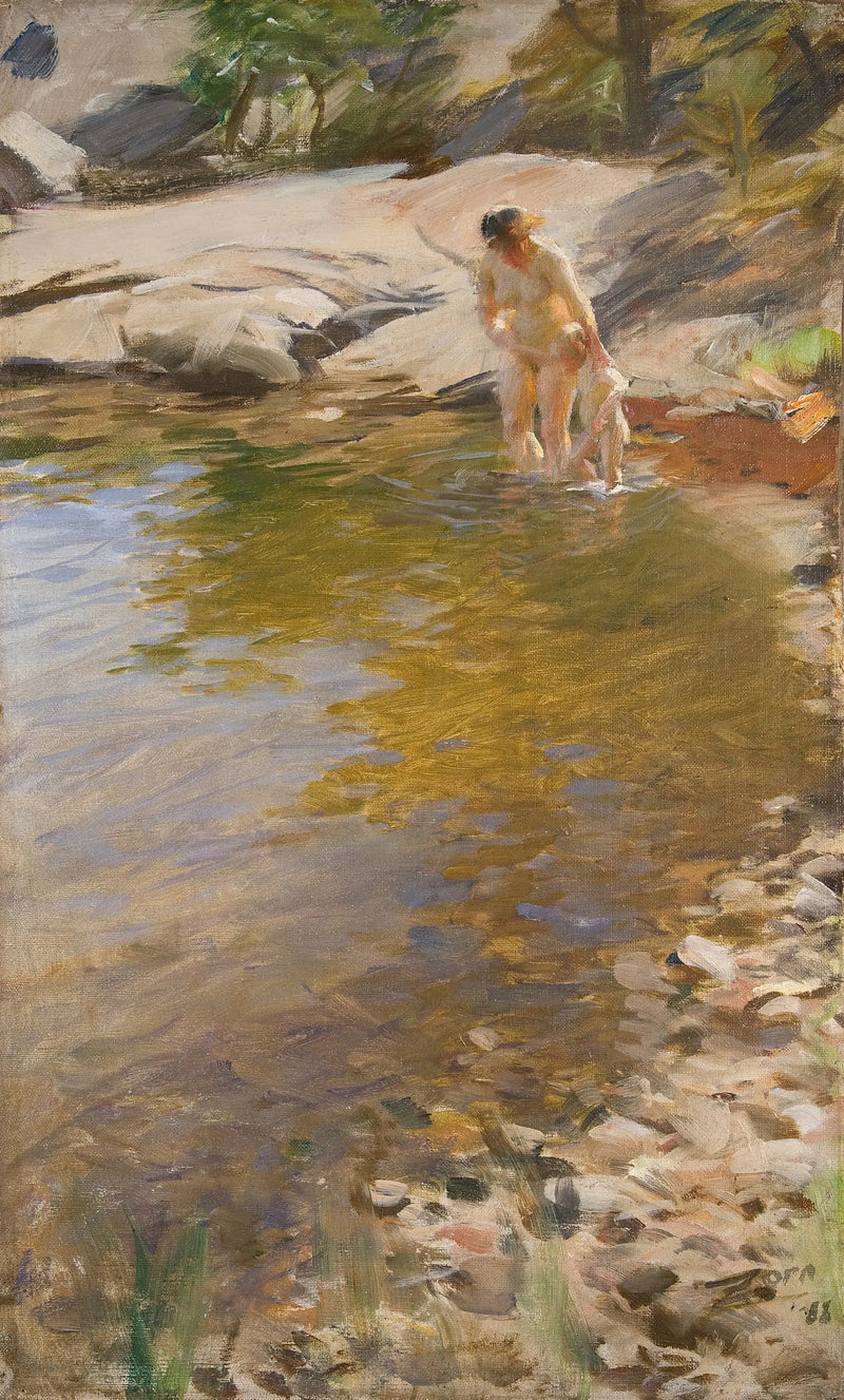 Morgonens toalett - Anders Zorn