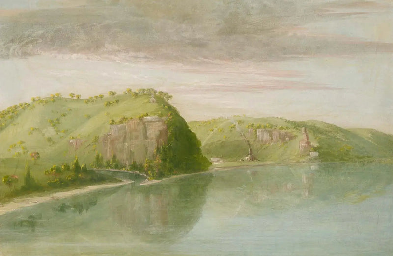 Dubuque-graven, Upper Mississippi - George Catlin
