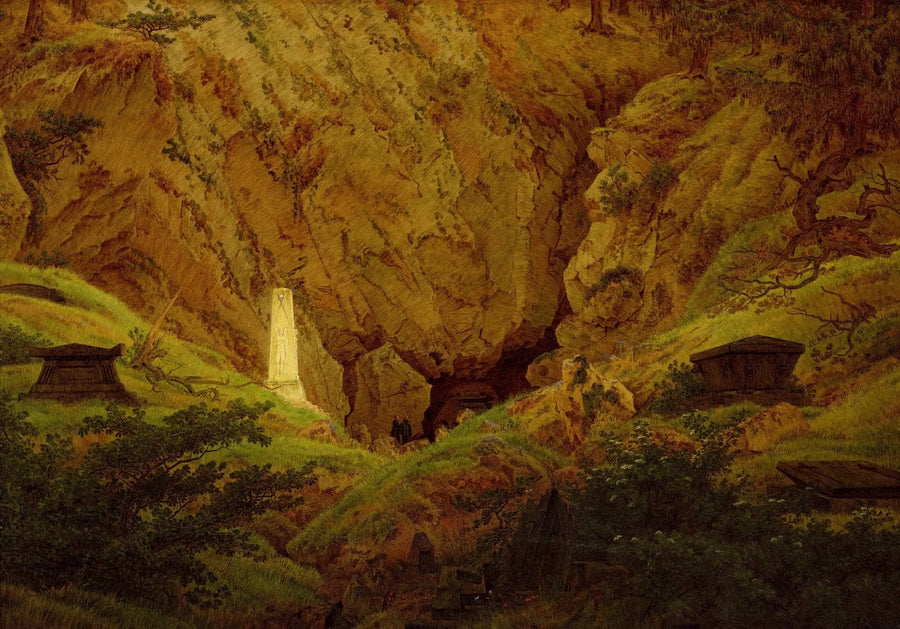 Kämparnas gravar för friheten - Caspar David Friedrich