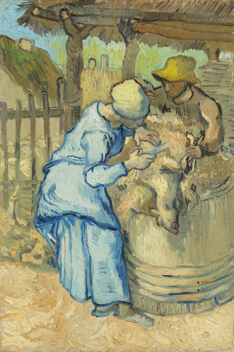 Fårklipparen (efter Millet) - Vincent van Gogh