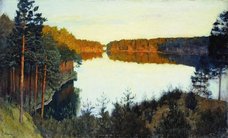 Lac dans la forêt - Isaac Levitan