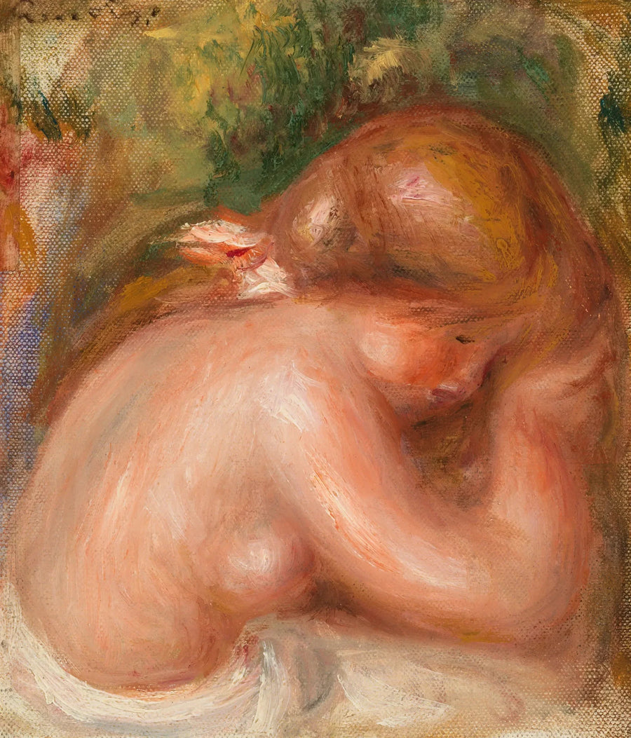 Ung flicka i torson - Pierre-Auguste Renoir