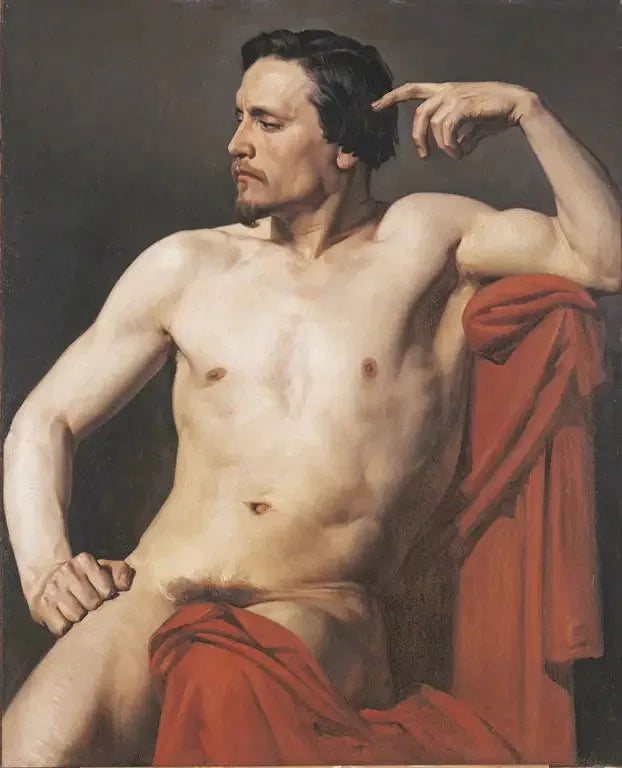 Torso eller halvfigur målad - Bouguereau