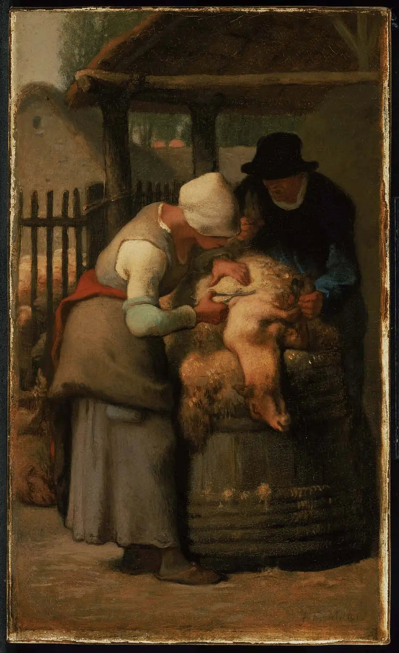 Mouton-ryggsäck - Jean-François Millet