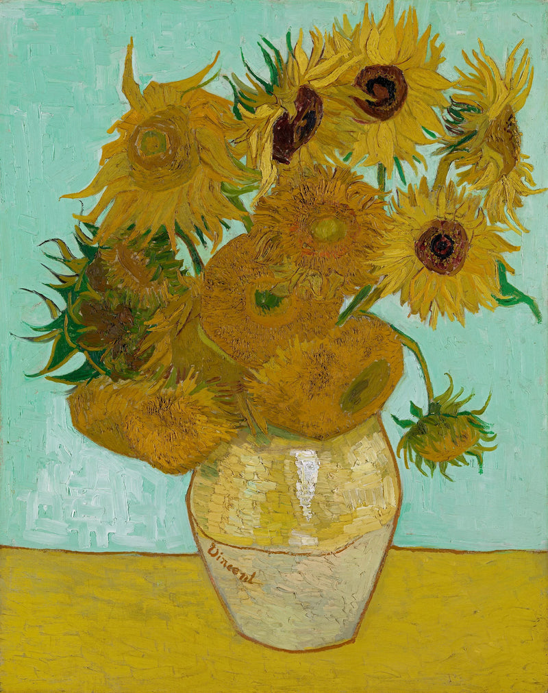 Solrosor (Stilleben: Vas med tolv solrosor) - Vincent van Gogh