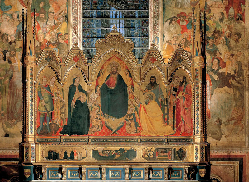 Traditio Legis och Trinity - Andrea Orcagna