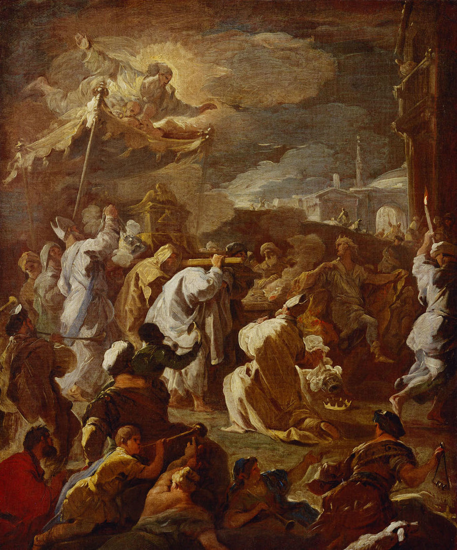 Transfer av Arkens förbund av David - Luca Giordano