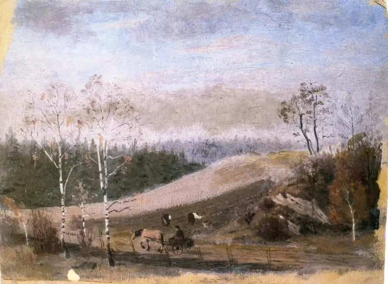 Höstarbete på fältet - Edvard Munch