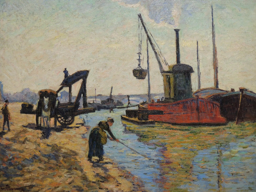 Arbeten vid Pont National - Armand Guillaumin