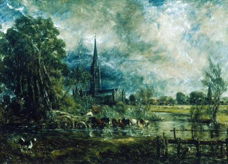 Färd över floden Avon - John Constable