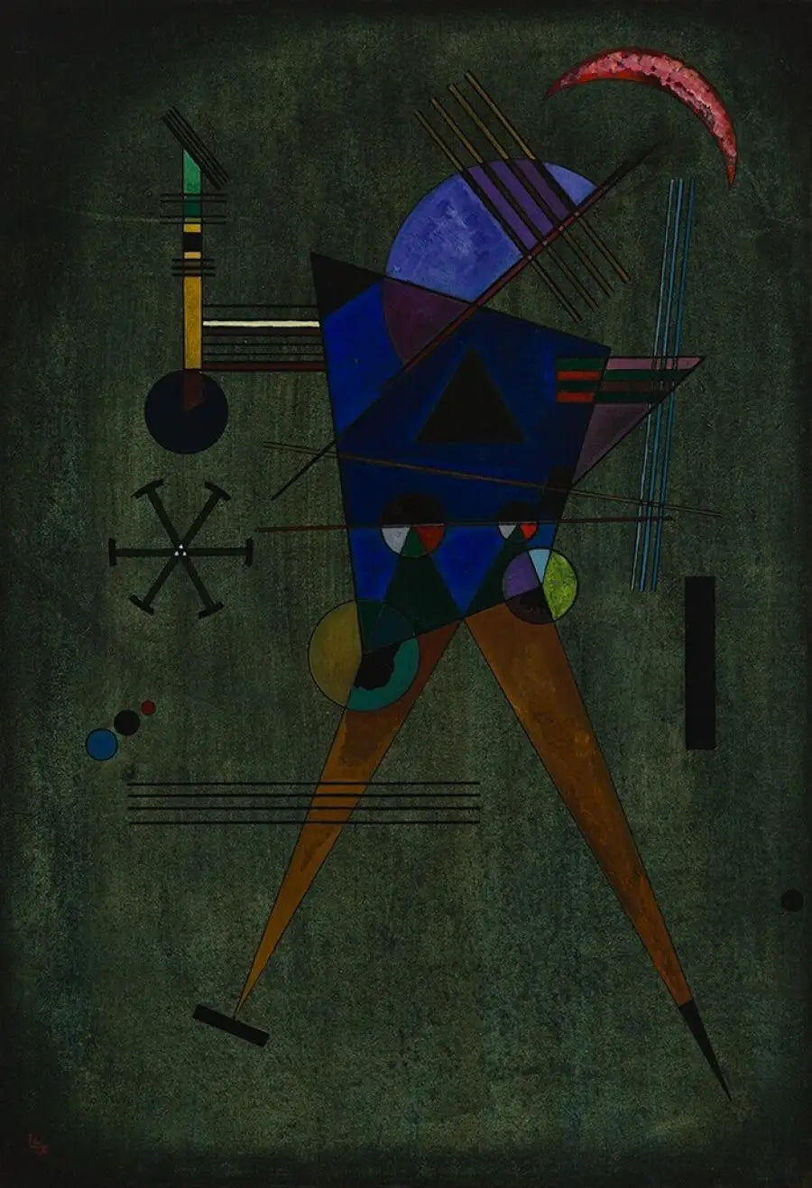 Svart triangel - Vassily Kandinsky