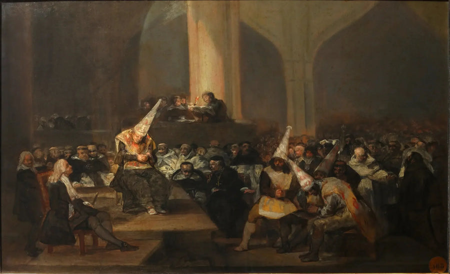 Inkvisitionsdomstolen - Francisco de Goya