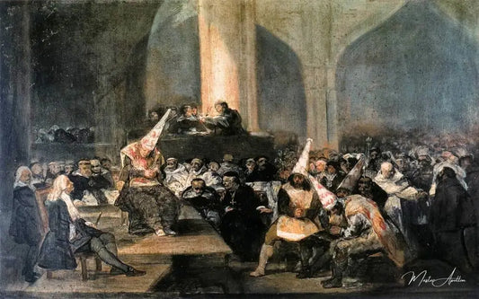 Tribunal de l'Inquisition - Francisco de Goya - Reproductions de tableaux et peintures haut de gamme