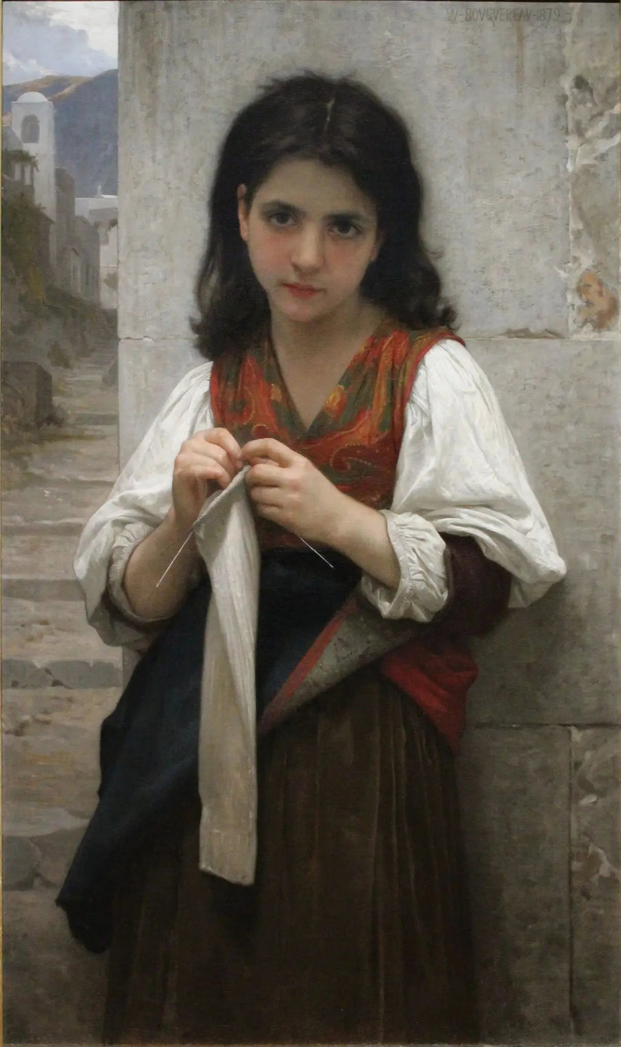 Stickerska - Bouguereau