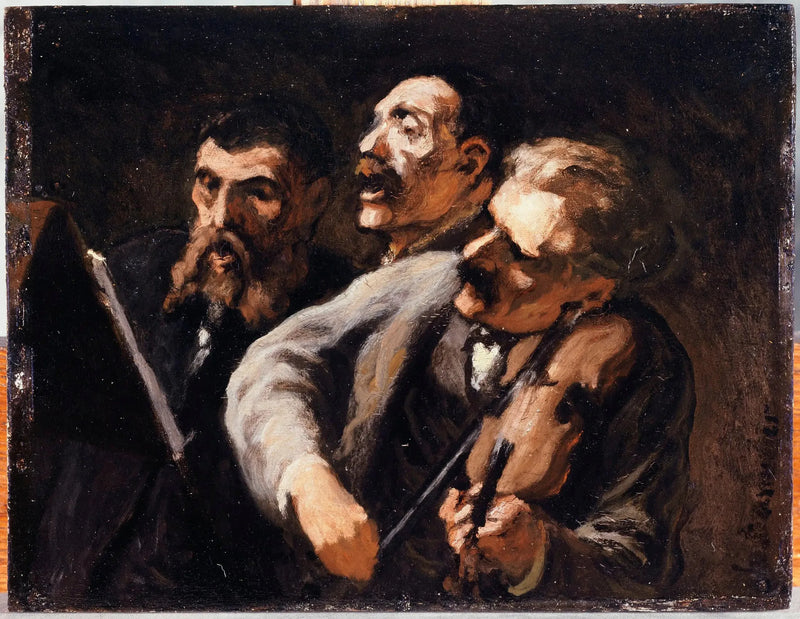 Amatörtrio - Honoré Daumier