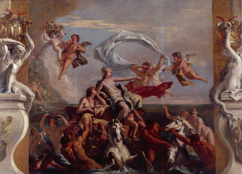 Triumf av Galatea - Sebastiano Ricci