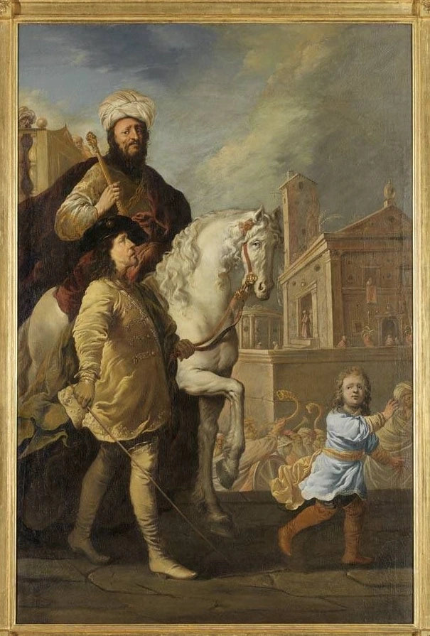 Mardocheus triumf - Rembrandt