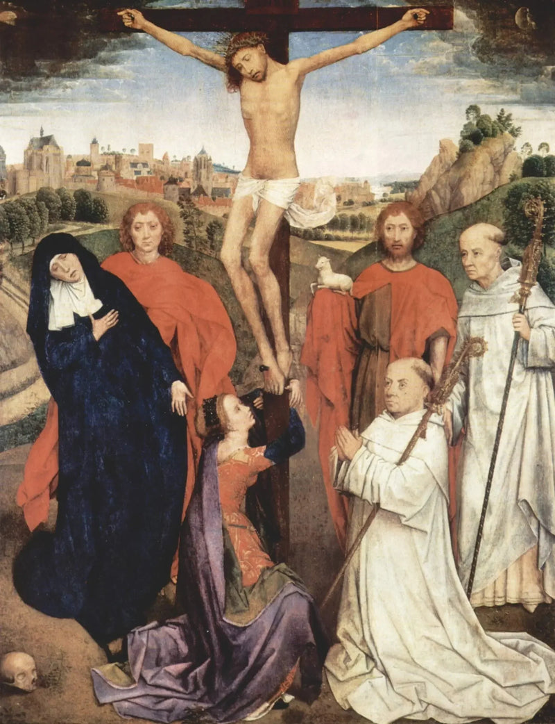 Jan Crabbe triptyk. Centraltavla - Hans Memling