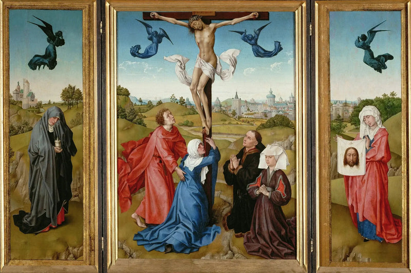 Triptyk av Korsfästelsen - Rogier van der Weyden