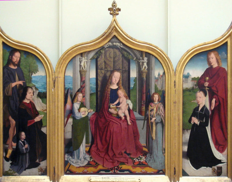 Sedano-familjens triptyk - Gérard David