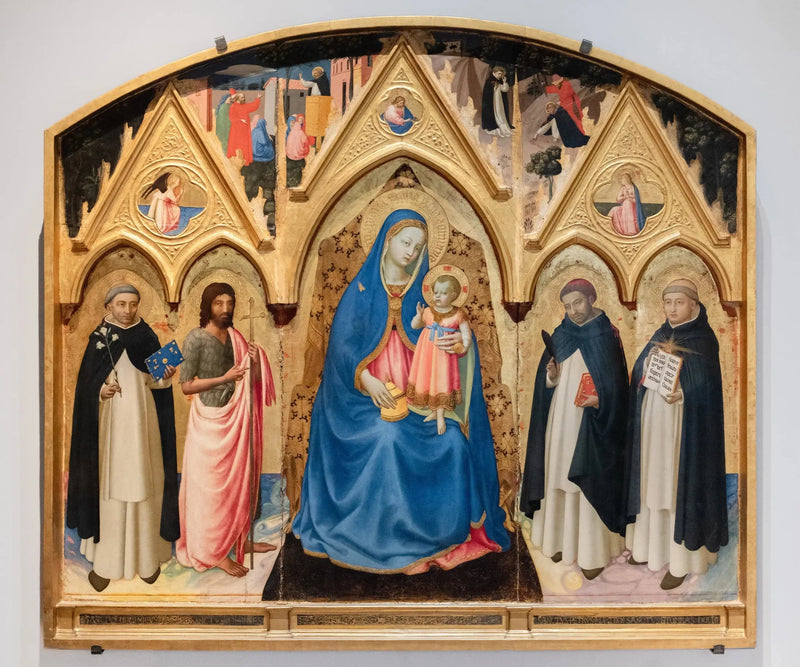 Triptyk av Saint Pierre martyr - Fra Angelico