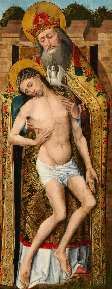 Weston-triptyk (Christ) (triptyk, högra vingen, utsida) - Rogier van der Weyden