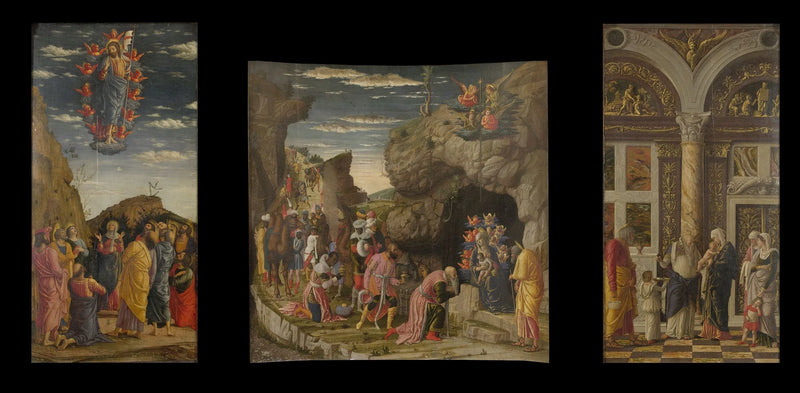 Triptyk av Uffizierna - Andrea Mantegna