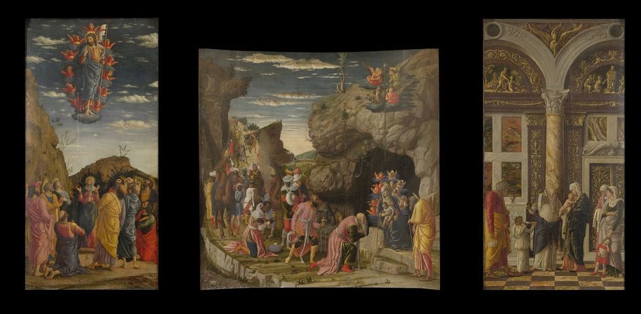 Triptyk av Uffizierna - Andrea Mantegna