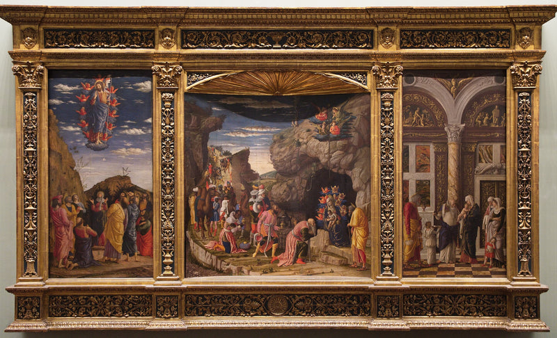 Triptyk av Uffizierna - Andrea Mantegna