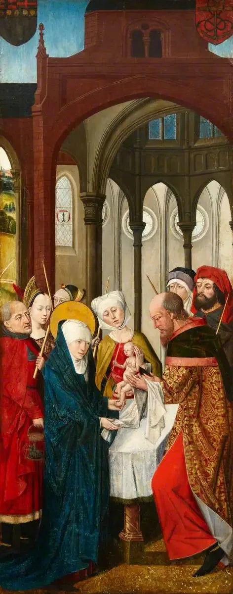 Triptyk Weston (triptyk, vänster flygel, insida) - Rogier van der Weyden