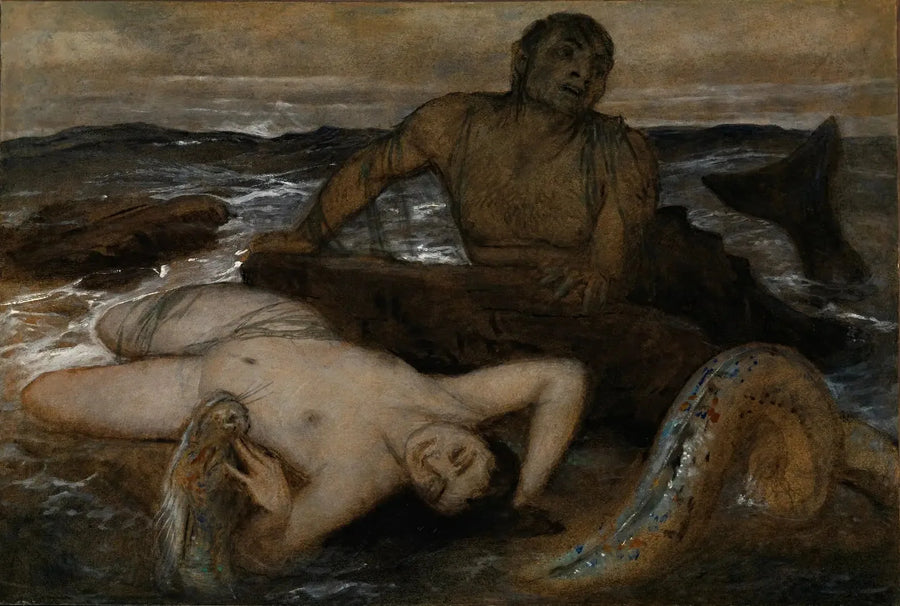 Triton och Nereide - Arnold Böcklin