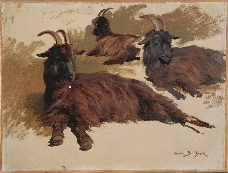 Tre getter vilande - Rosa Bonheur