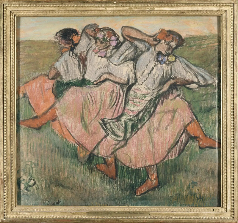 Tre ryska dansare - Edgar Degas