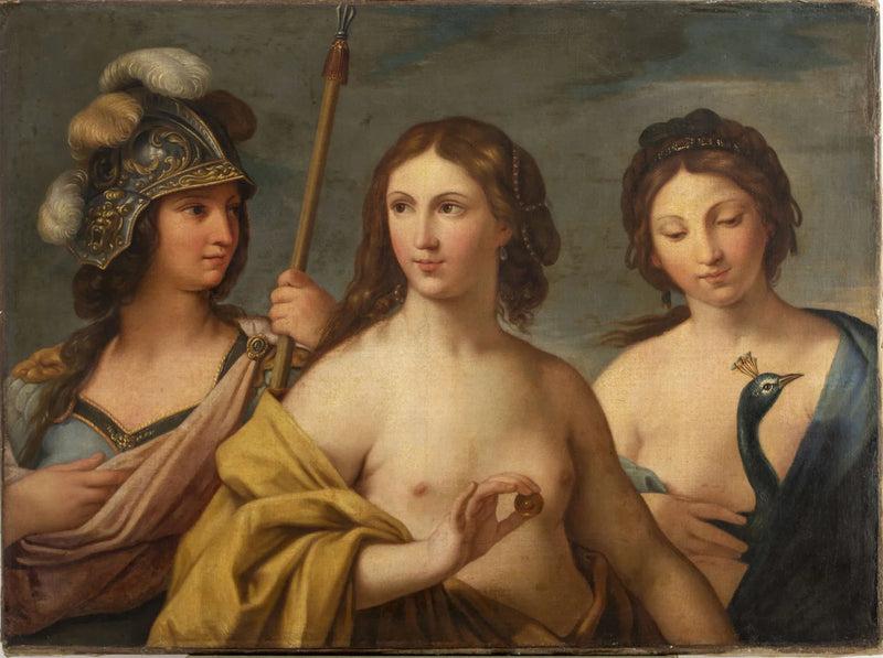 Tre gudinnor (Minerva, Venus och Juno). - Simon Vouet