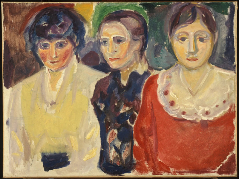 Tre Kvinnor - Edvard Munch