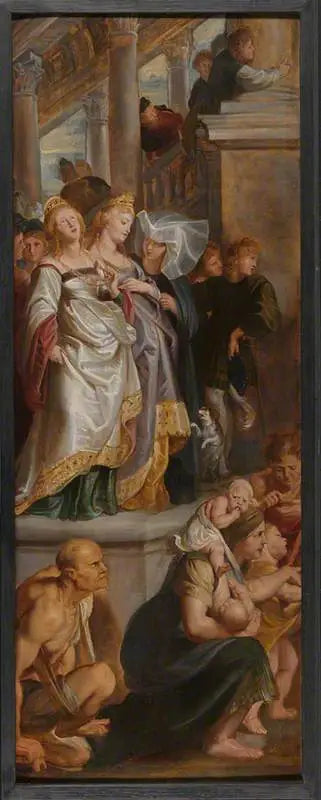 Tre kvinnliga vittnen - Peter Paul Rubens