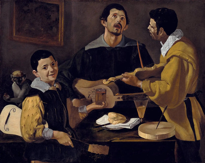 Tre musiker - Diego Velázquez