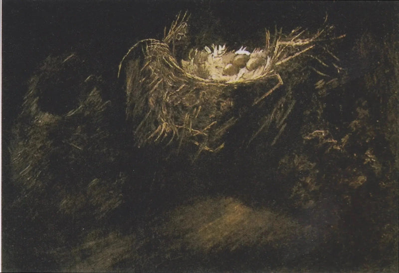 Stilleben med tre fågelbon - Vincent van Gogh