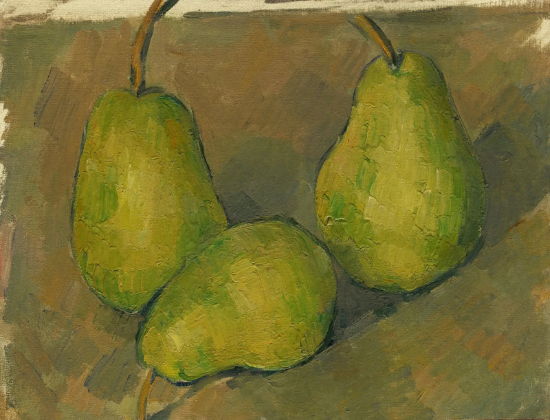 Tre päron - Paul Cézanne