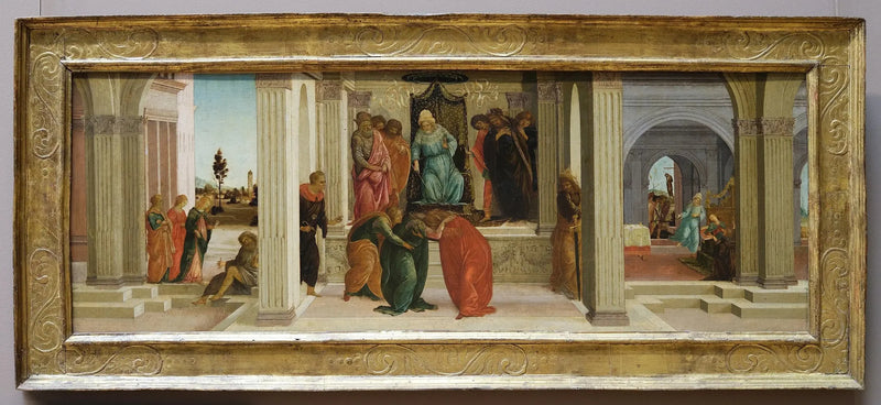Tre scener ur Esters historia - Sandro Botticelli
